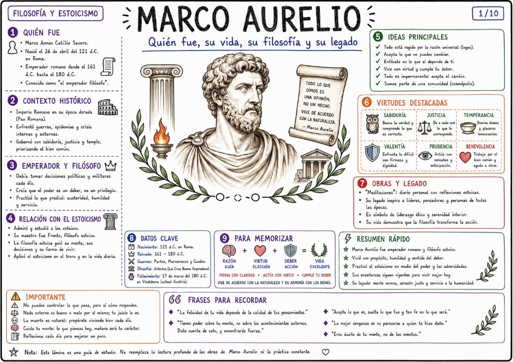 Marco Aurelio - Quién fue, su vida, su filosofía y su legado